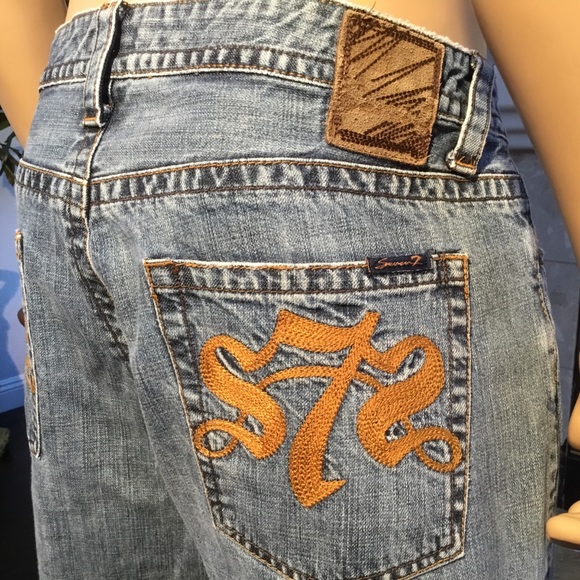 SEVEN7 Straight Leg 100% Cotton Jeans 38 (986) - Picture 2 of 7